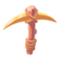 Copper Pickaxe Sticker  - Common from Fossil Sticker Pack